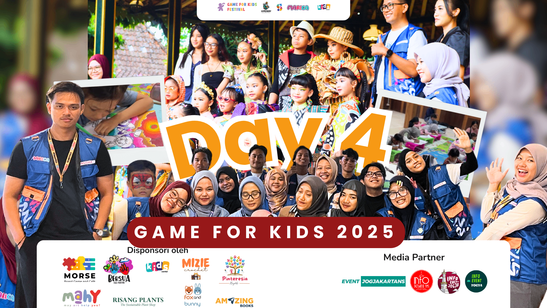 ✨ Day 4 GFK 2025: Hari Puncak Paling Spektakuler! Panggung Kreativitas, Lomba Seru, dan Tawa Anak-Anak yang Pecah Sepanjang Hari! ✨